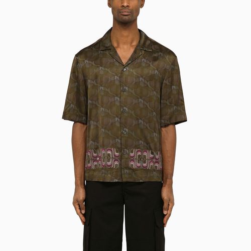 Camicia manica corta Cassi kaki - Dries Van Noten - Modalova