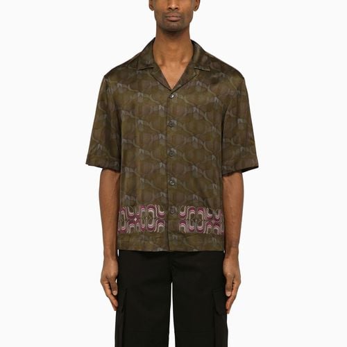 Khaki short sleeve Cassi shirt - Dries Van Noten - Modalova