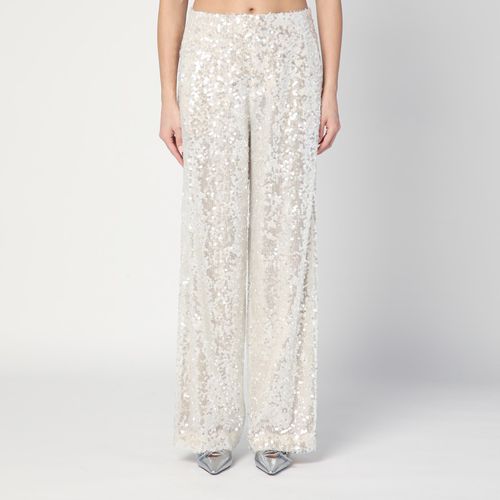 Wide ivory pants with sequins - Philosophy - Modalova