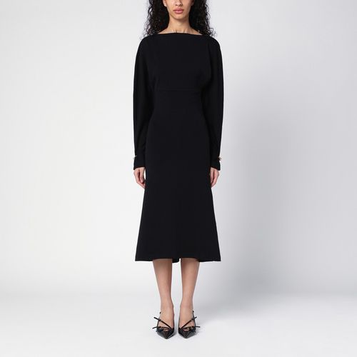 Black wool-blend midi dress - Philosophy - Modalova