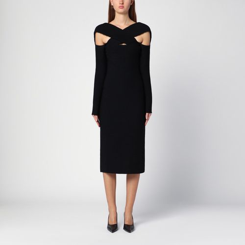 Midi dress with crossover detail - Philosophy - Modalova