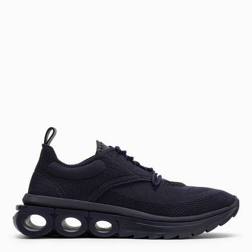 Low Running indigo/blue sneaker - Ferragamo - Modalova