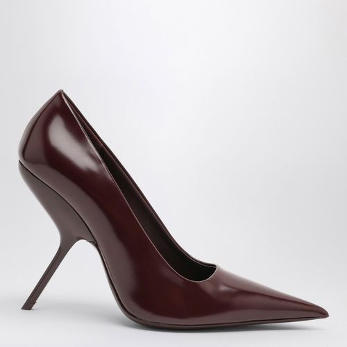 Eva décolleté burgundy in patent leather - Ferragamo - Modalova