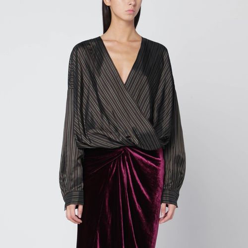 Loose shirt with striped pattern - Dries Van Noten - Modalova