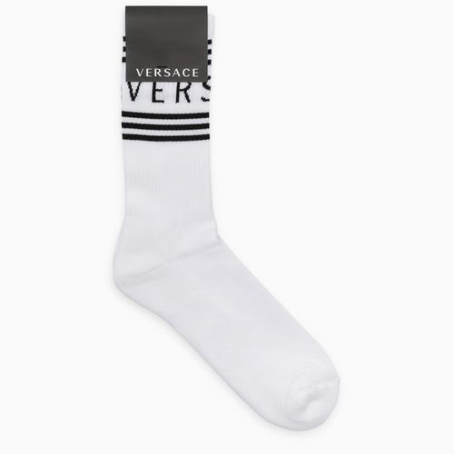 White sports socks - Versace - Modalova