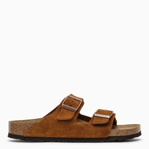 Mink suede Arizona slide - Birkenstock - Modalova