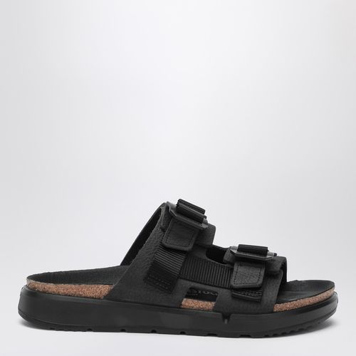 Shinjuku leather and textile slipper - Birkenstock - Modalova