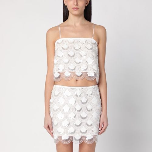 White top with sequins - ROTATE Birger Christensen - Modalova