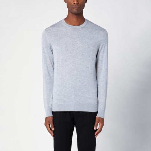 Grauer Pullover aus Wolle - ZEGNA - Modalova