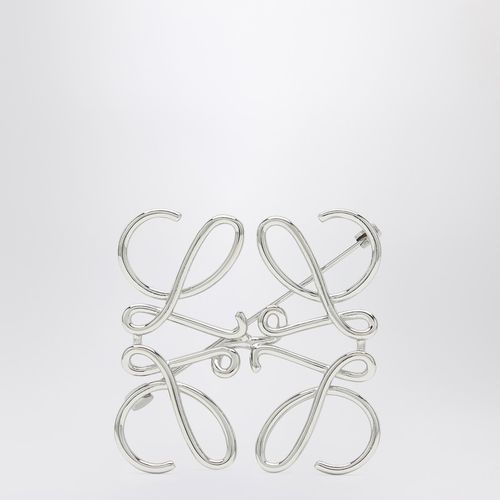 Anagram brooch in silver metal - Loewe - Modalova