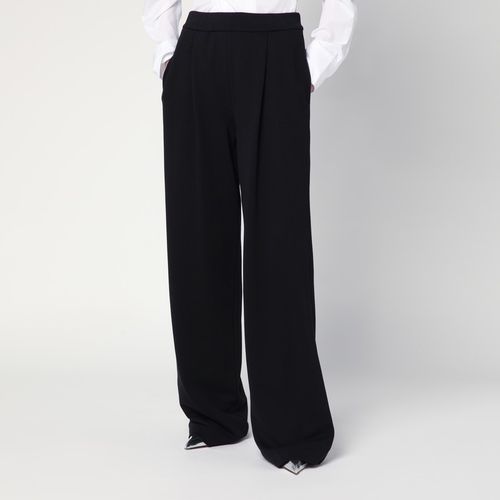 Wide black cotton trousers - Dries Van Noten - Modalova