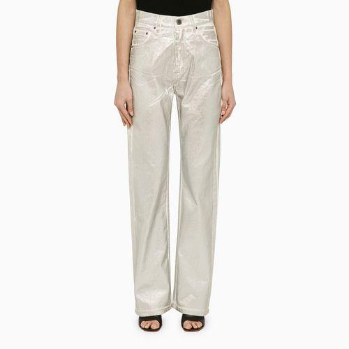 Silver pants in organic denim - ROTATE Birger Christensen - Modalova