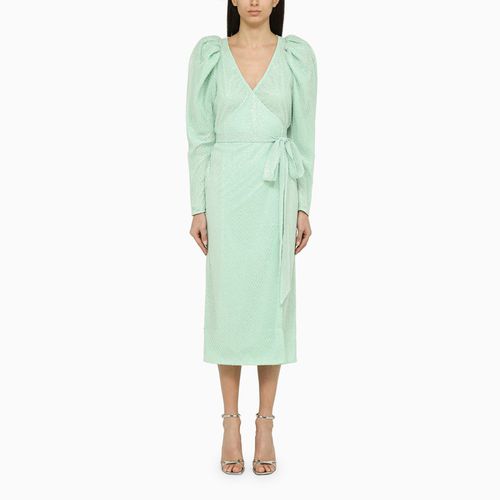 Misty jade midi dress in recycled polyester - ROTATE Birger Christensen - Modalova