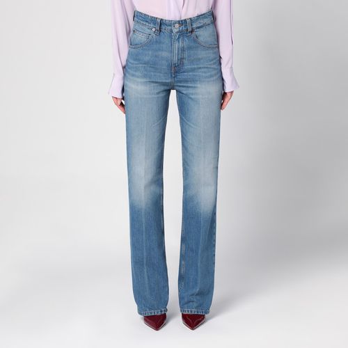 Blue washed denim jeans - Victoria Beckham - Modalova