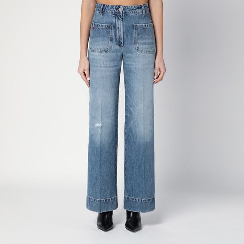 Alina washed denim jeans - Victoria Beckham - Modalova