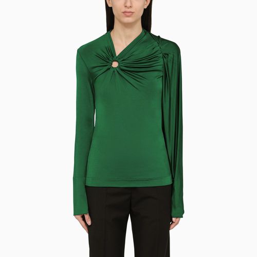 Smaragdgrüner Pullover aus Viskose - Victoria Beckham - Modalova