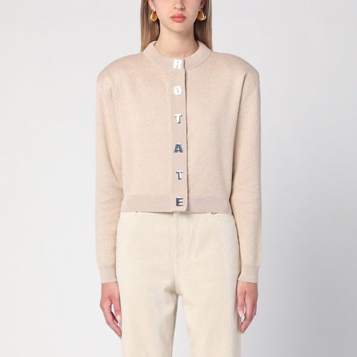 Cardigan with cotton shoulders - ROTATE Birger Christensen - Modalova