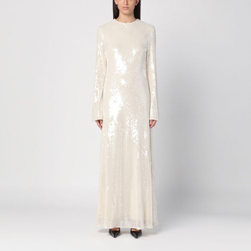 Ivory long dress with sequins - ROTATE Birger Christensen - Modalova