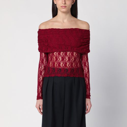 Bordeaux lace top - ROTATE Birger Christensen - Modalova