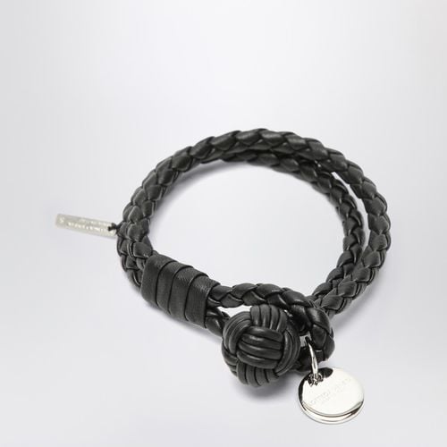 Double bracelet in woven leather - Bottega Veneta - Modalova