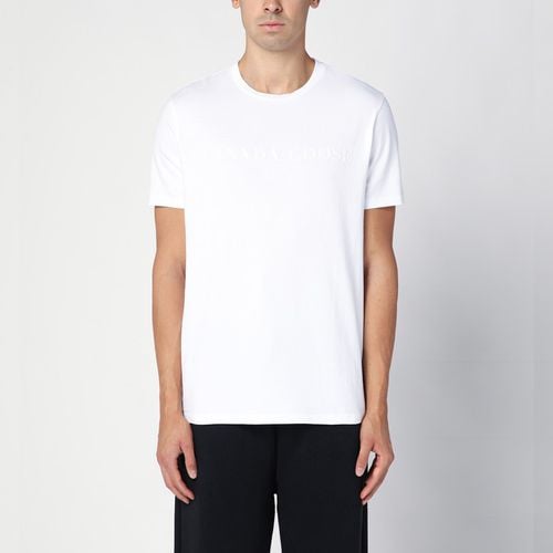 White crew-neck Emersen t-shirt - Canada Goose - Modalova