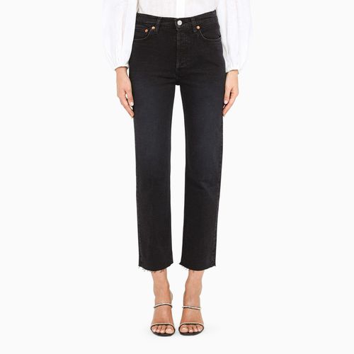 Black cropped trousers - RE/DONE - Modalova