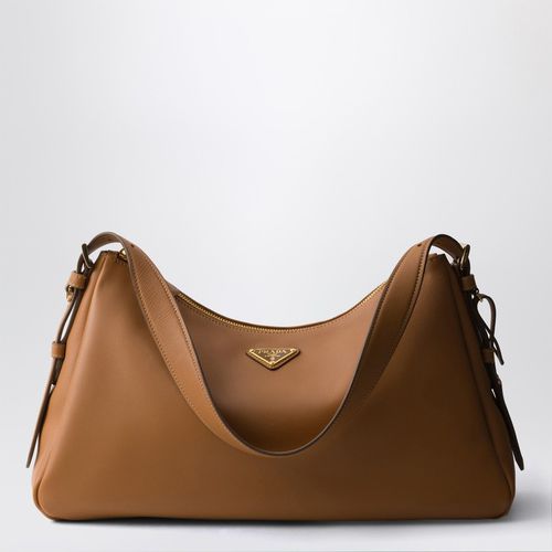 Borsa Aimée large Caramel in pelle - Prada - Modalova