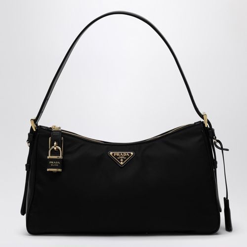 Aimée large Re-Nylon and leather shoulder bag - Prada - Modalova