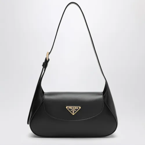 Small black leather shoulder bag - Prada - Modalova