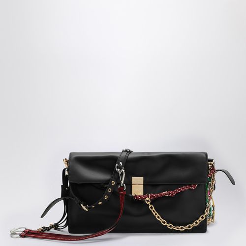 Soft Sound large leather shoulder bag with charms - Prada - Modalova