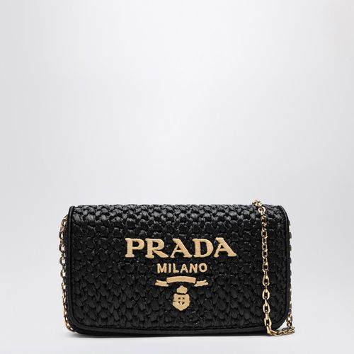 Crochet shoulder bag with logo - Prada - Modalova