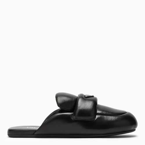 Sabot flat Soft nero imbottito - Prada - Modalova