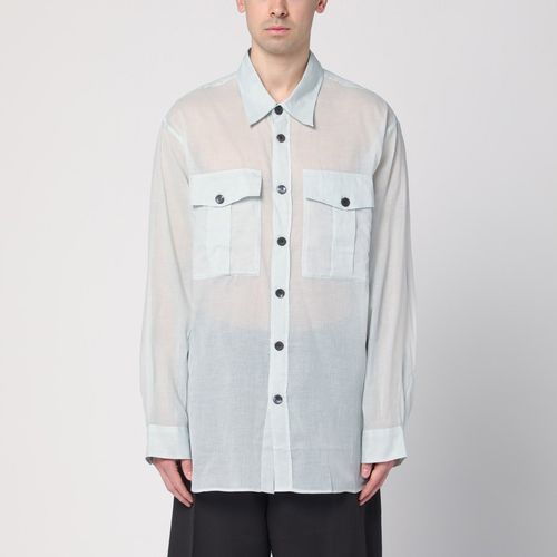 Light ice cotton shirt with pockets - Dries Van Noten - Modalova