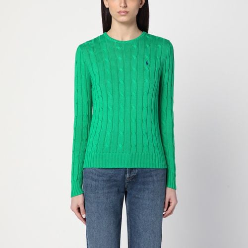 Green cotton cable-knit jumper - Polo Ralph Lauren - Modalova