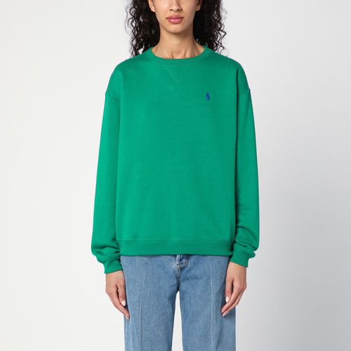 Green crew-neck sweatshirt with logo - Polo Ralph Lauren - Modalova