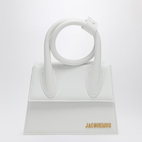 Le Chiquito Noeud white leather bag - JACQUEMUS - Modalova