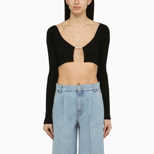 Cardigan cropped La Maille Pralu - JACQUEMUS - Modalova