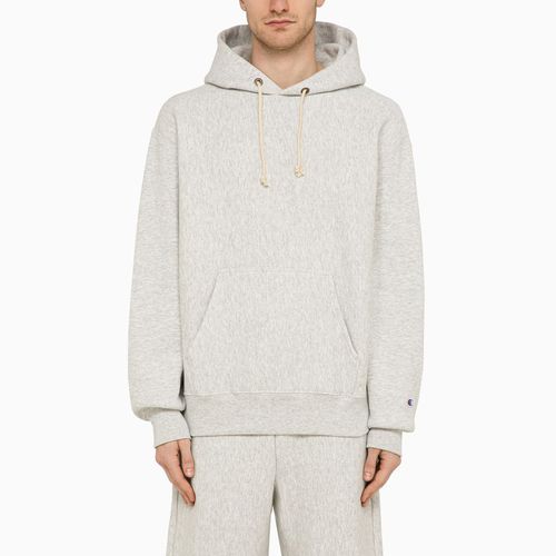 Light grey cotton blend hoodie - Champion - Modalova