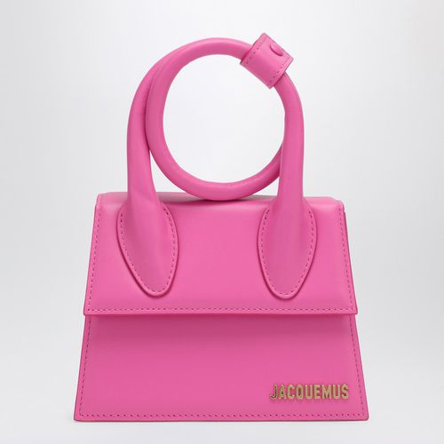 Borsa Le Chiquito Noeud neon pink in pelle - JACQUEMUS - Modalova