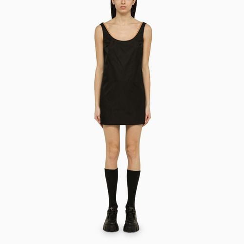 Black Re-Nylon short dress - Prada - Modalova