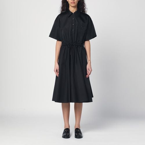 Black midi shirt dress in Re-Nylon - Prada - Modalova