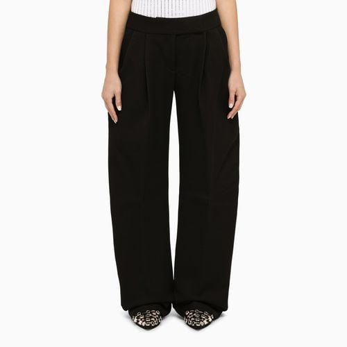 Black wide trousers - The Attico - Modalova