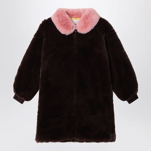 Brown faux fur coat - Mini Rodini - Modalova