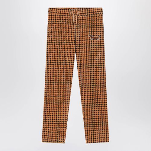 Organic cotton houndstooth trousers - Mini Rodini - Modalova