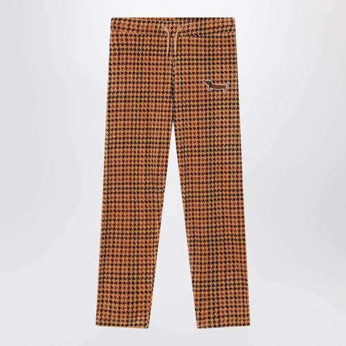 Organic cotton houndstooth trousers - Mini Rodini - Modalova