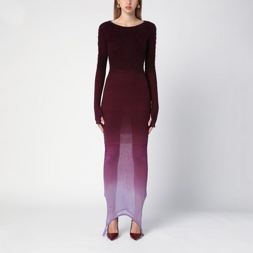 Burgundy convertible dress in nylon blend - The Attico - Modalova