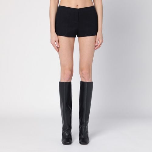 Black wool short - The Attico - Modalova