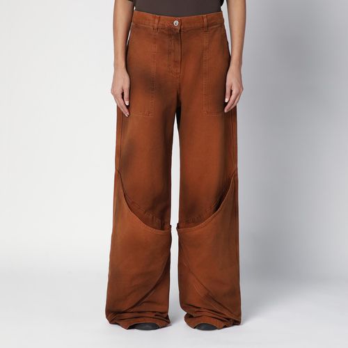 Brown shaded baggy jeans - The Attico - Modalova