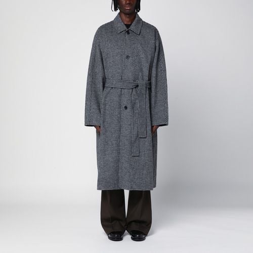 Wool blend checked coat - New Amsterdam Surf Association - Modalova