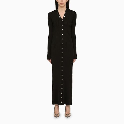 Black viscose long cardigan - The Attico - Modalova